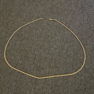 10K Yellow Gold 2 mm Rope Chain with Lobster Clasp - 20in